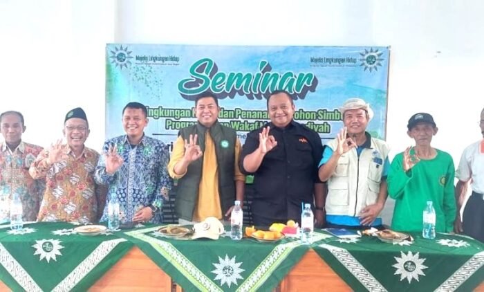 Seminar Lingkungan Hidup dan Penanaman Pohon Simbolik Program Hutan Wakaf Muhammadiyah, di SMK Muhammadiyah Bodeh, Pemalang pada 10 Januari 2026.