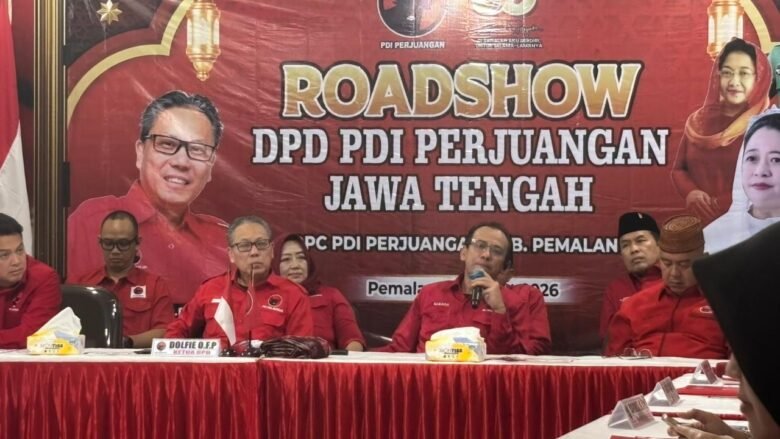 Roadshow ke Pemalang Ketua DPD PDI Perjuangan Jawa Tengah, Dolfie Othniel Frederic Palit