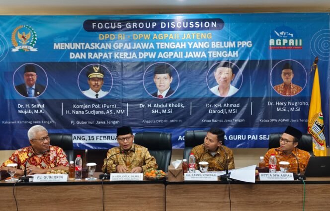 
					Senator Abdul Kholik Dukung Penuntasan PPG Guru PAI di Jateng