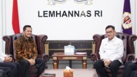Ketua Umum DPN ADKASI Siswanto., S.Pd., MH beserta calon jajaran pengurus melakukan silaturahmi dan audiensi dengan Gubernur Lemhanas RI DR. H. TB Ace Hasan Syadzily di Gedung Nusantara II Gedung Lemhannas, Rabu, 5 Maret 2025.