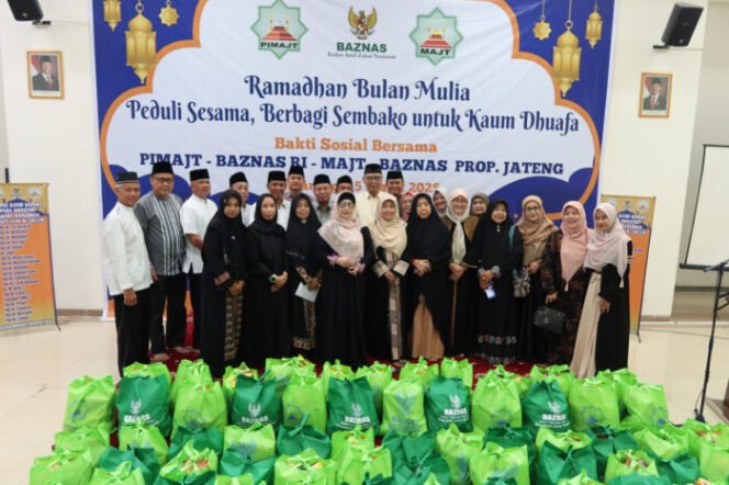 
					Berkah Ramadan, PIMAJT Bersama MAJT dan Baznas Salurkan 1.530 Paket Sembako untuk Kaum Dhuafa