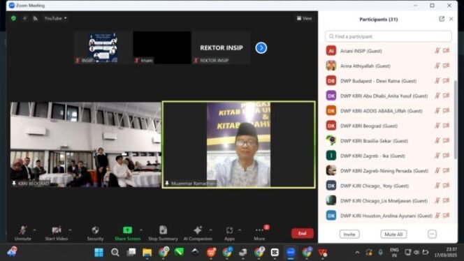 
					Peringati Nuzulul Qur'an secara virtual