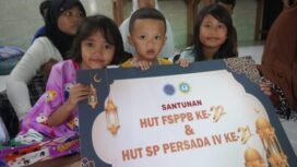 Serikat Pekerja Pertamina Santuni Anak Yatim di Jateng dan DIY