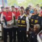 Menteri Energi dan Sumber Daya Mineral (ESDM), Bahlil Lahadalia saat pengecekan kesiapan menghadapi mudik lebaran di SPBU Rest Area 379A di ruas tol Batang - Semarang, pada Kamis (20/3)