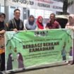 KAHMI, Forhati dan HMI Pemalang Berbagi Berkah Ramadan ke Tukang Becak hingga Pemulung