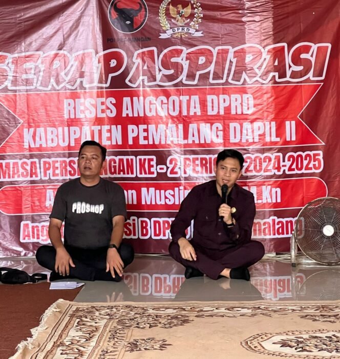 
					Anggota DPRD Kabupaten Pemalang dari Fraksi PDI Perjuangan, Arif Lukman Muslim menggelar kegiatan reses