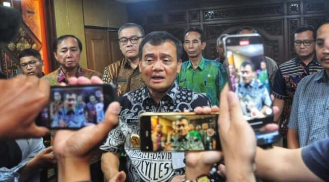 Gubernur Jawa Tengah, Ahmad Luthfi saat keterangan pers