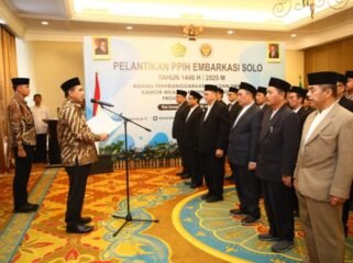 PPIH Embarkasi Solo 1446 H Resmi Dilantik