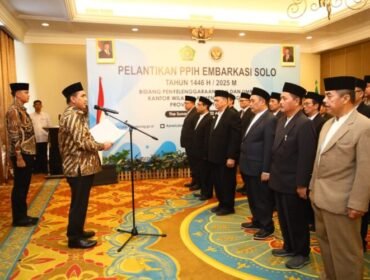 PPIH Embarkasi Solo 1446 H Resmi Dilantik