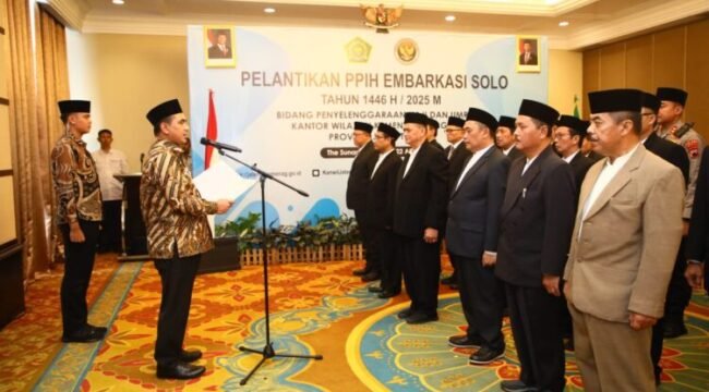PPIH Embarkasi Solo 1446 H Resmi Dilantik