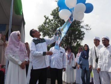 Bupati Pemalang Lepas Peserta Manasik Haji Anak PAUD