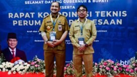 Bupati Pemalang Anom Widiyantoro dan Plt. Kadisperkim Joko Tri Asmoro