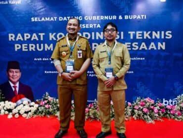 Bupati Pemalang Anom Widiyantoro dan Plt. Kadisperkim Joko Tri Asmoro