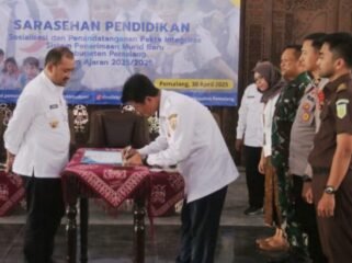 Wujudkan Penerimaan Murid Baru yang Berintegritas, Ini Pesan Bupati Pemalang