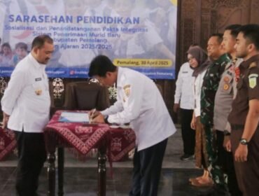 Wujudkan Penerimaan Murid Baru yang Berintegritas, Ini Pesan Bupati Pemalang