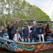 Kesatuan Nelayan Tradisional Indonesia (KNTI) dalam rangka memperingati HUT KNTI ke 16 melakukan restocking di sungai Ketapang di Pemalang.