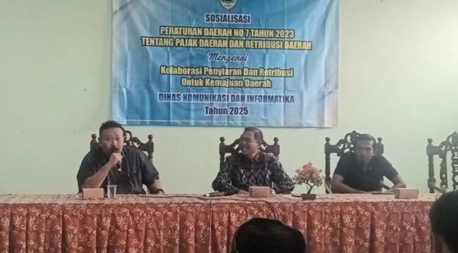 Pemerintah Kabupaten (Pemkab) Pemalang menggelar sosialisasi Peraturan Daerah (Perda) Nomor 7 Tahun 2023 tentang Pajak Daerah dan Retribusi Daerah, bertempat di Kampus ITB Pemalang, pada Sabtu (31/5/2025).