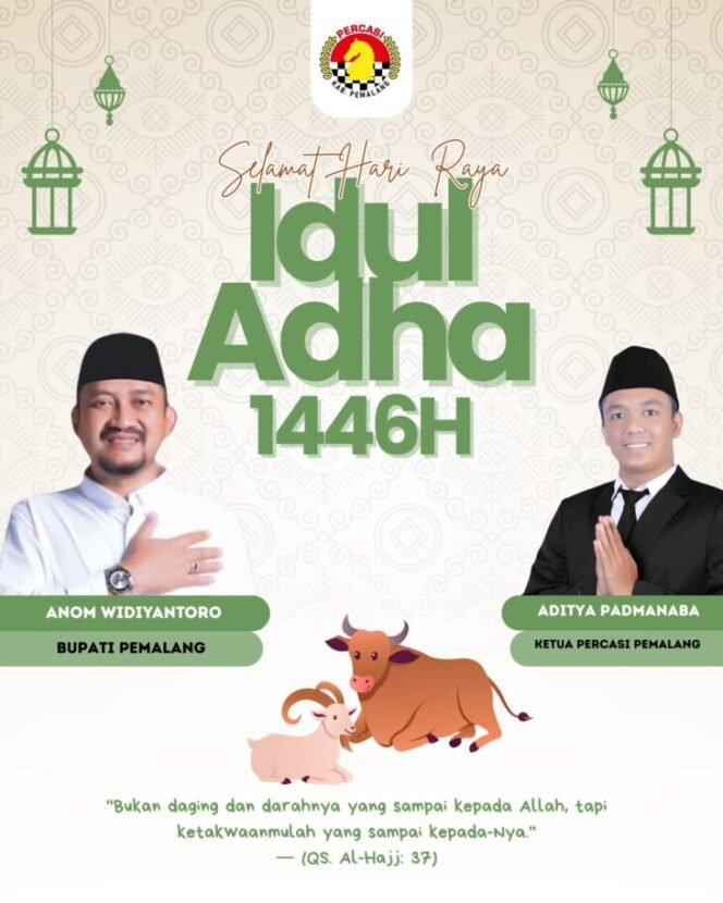 
					Idul Adha 2025, Ketua Percasi Pemalang Sebut sebagai Momentum Berbagi dan Gotong Royong