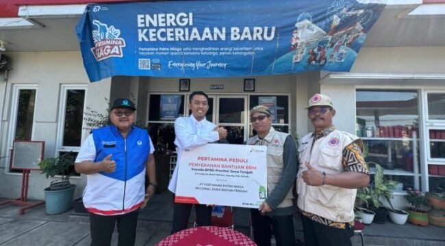 Pertamina dan Hiswana Dukung Operasional BBM ke BPBD dalam Pengoperasian Pompa Penyedot Air untuk Atasi Banjir Rob Sayung Demak