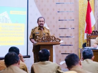 Bupati Anom Widiyantoro menggelar Rapat Koordinasi Penyelenggaraan Pemerintahan Daerah Kabupaten Pemalang