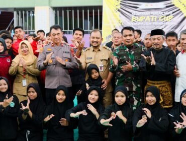  Bupati Pemalang Anom Widiyantoro  membuka acara Kejuaraan Pencak Silat