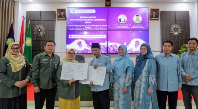 Fakultas Psikologi Institut Agama Islam Pemalang (INSIP) melakukan kegiatan benchmarking ke Fakultas Psikologi Universitas Islam Negeri (UIN) Sunan Gunung Djati Bandung pada Kamis, (3/7/2025) kemarin