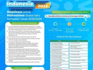 Beasiswa BAZNAS 2025 (IG: @literasizakatwakaf)