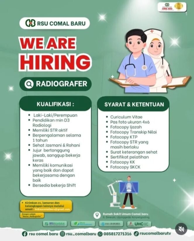 
					RSU Comal Baru Buka Lowongan Kerja (IG: @rsu_comalbaru)