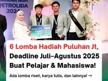 Kesempatan Lomba Nasional untuk Pelajar dan Mahasiswa (Ig @beasiswa.co)