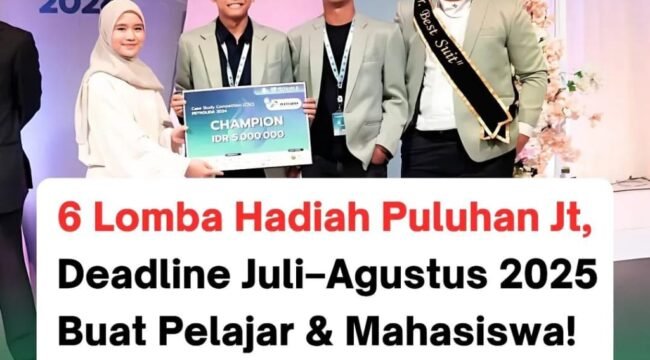 Kesempatan Lomba Nasional untuk Pelajar dan Mahasiswa (Ig @beasiswa.co)