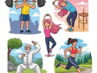 Menjaga Kesehatan Tubuh (Ilustrasi AI)