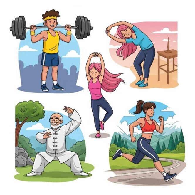 
					Menjaga Kesehatan Tubuh (Ilustrasi AI)