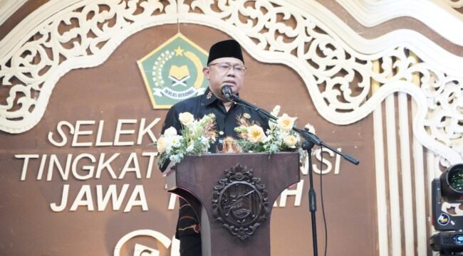 Kepala Kantor Wilayah Kementerian Agama Provinsi Jateng Saiful Mujab, Senin (21/7/2025).