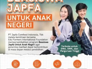 JAPFA Buka Program Beasiswa (IG: @info_beasiswa)