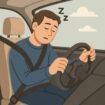 Waspada Mikrosleep Saat Menyetir (sumber Ilustrasi AI)