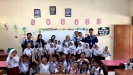 Tanamkan Rasa Kebersamaan, KKN UIN Walisongo Posko 74 Sosialisasikan Anti Bullying di SD Negeri Butuh 01