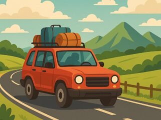 Road Trip Lancar Tanpa Drama: Panduan Otomotif untuk Perjalanan Jauh (Ilustrasi AI)