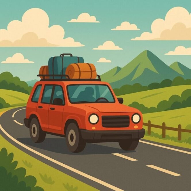 
					Road Trip Lancar Tanpa Drama: Panduan Otomotif untuk Perjalanan Jauh (Ilustrasi AI)