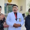 Kuasa hukum Slamet Efendi, Dr (C) Imam Subiyanto, SH, MH, CPM, dari Kantor Hukum Putra Pratama, menyampaikan keternagan pers usai daftarkan gugatan ke PTUN Semarang, pada hari ini, Kamis 7 Agustus 2025.