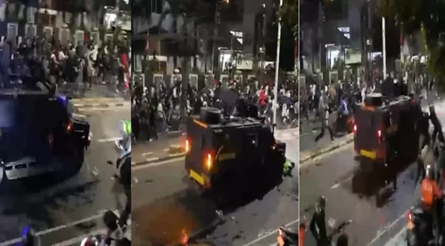 Biadab! Driver Ojol Tewas Dilindas Mobil Rantis Brimob saat Aksi Demo di Gedung DPR