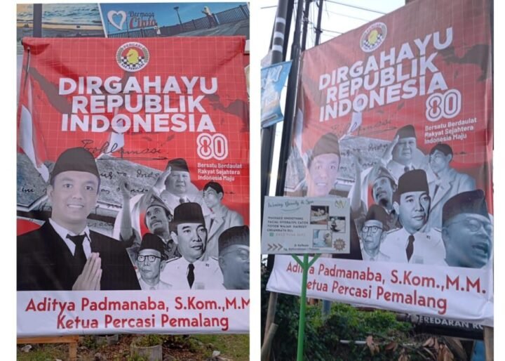 Kolase - Baliho Ketua Percasi Pemalang