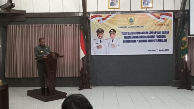 
					Bupati Pemalang Lantik 30 Pejabat Baru, Anom : Ya Ini Bagian Warming Up, Bisa Disiplin saat Bertugas