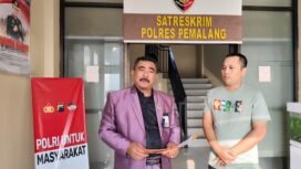 Dr. (C) Imam Subiyanto, S.H., M.H., CPM. dari Kantor Hukum Putra Pratama Pemalang mendatangi Polres Pemalang, pada Jumat, 15 Agustus 2025.