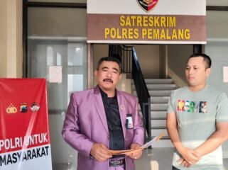 Dr. (C) Imam Subiyanto, S.H., M.H., CPM. dari Kantor Hukum Putra Pratama Pemalang mendatangi Polres Pemalang, pada Jumat, 15 Agustus 2025.