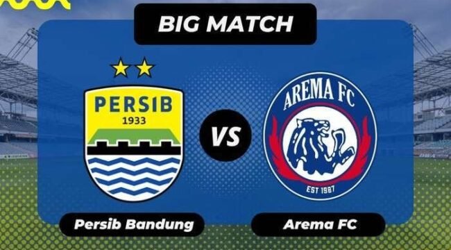 Arema Vs Persib. (Foto: PTLIB)