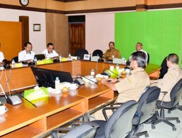 Penjajakan Kerjasama Pemanfaatan Lahan Eks PG Sumberharjo Pemalang di PTPN I Regional 3 Semarang, Senin (28/7).