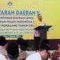 Bupati Pemalang Anom Widiyantoro saat membuka Musyawarah Daerah (Musda) ke 5 Lembaga Dakwah Islam Indonesia (LDII) Kabupaten Pemalang tahun 2025 di salah satu Hotel di Pemalang, Kamis (7/8/2025).