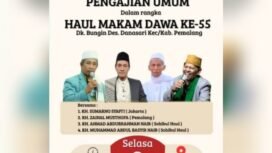 Flyer Pengajian Umum 'Haul' di Makam Dawa di Bungin Danasari Pemalang