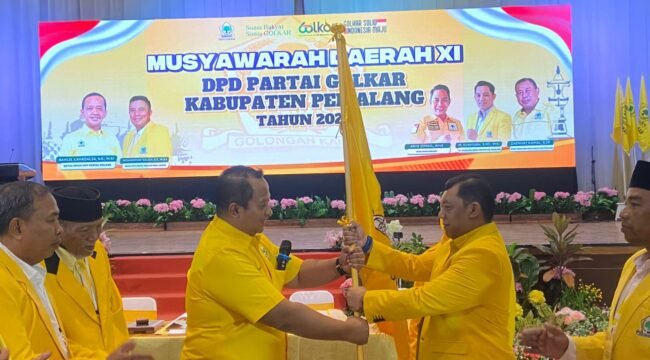 Nur Azmi Wicaksono Terpilih Aklamasi Jadi Ketua Golkar Pemalang 2025-2030