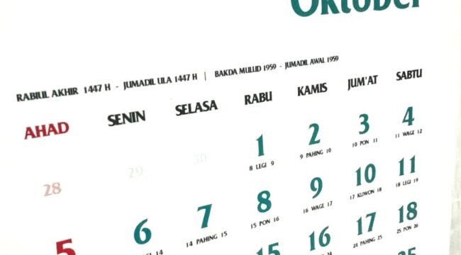 Hari Penting di Bulan Oktober 2025: Mulai Hari Kesaktian Pancasila, Hari Batik hingga Sumpah Pemuda, Cek Disini!